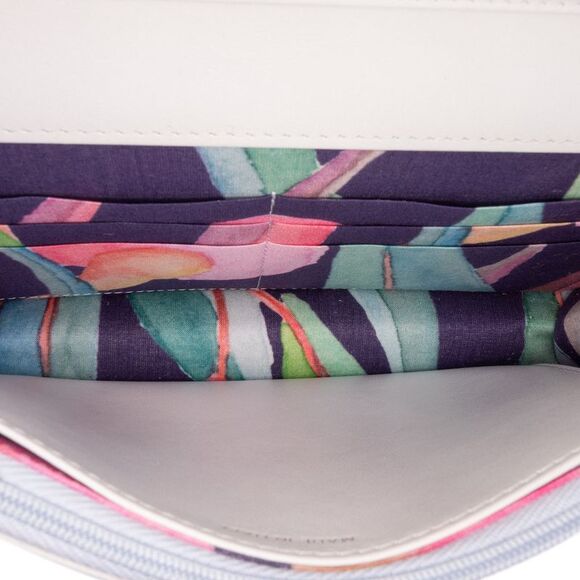 Chanel Cc Quilted Canvas Jungle Jeans Wallet On Chain - Picture 4 of 10